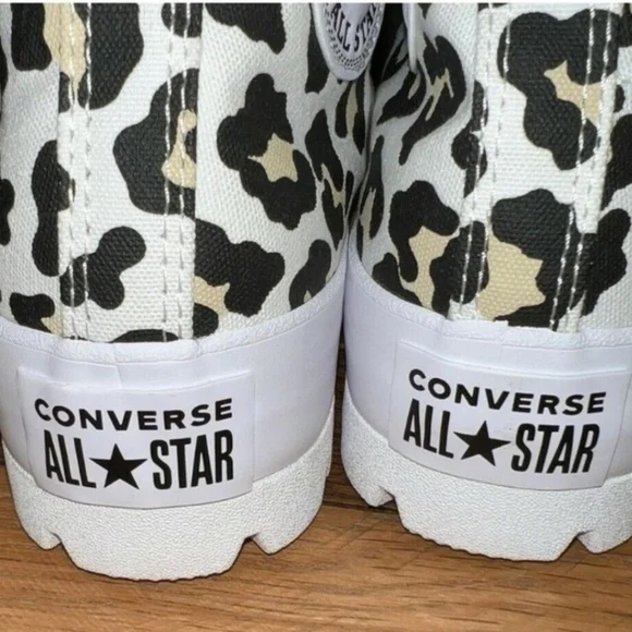 Converse CTAS Lugged Hi Top Platform Sneaker Leopard Various Sizes - Picture 6 of 13